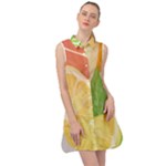 Citrus Fruit Healthy Vitamin Sleeveless Shirt Dress