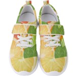 Citrus Fruit Healthy Vitamin Men s Velcro Strap Shoes