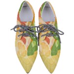 Citrus Fruit Healthy Vitamin Pointed Oxford Shoes