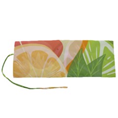 Citrus Fruit Healthy Vitamin Roll Up Canvas Pencil Holder (S) from ArtsNow.com