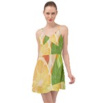 Citrus Fruit Healthy Vitamin Summer Time Chiffon Dress