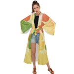 Citrus Fruit Healthy Vitamin Maxi Kimono