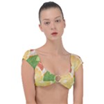 Citrus Fruit Healthy Vitamin Cap Sleeve Ring Bikini Top