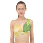 Citrus Fruit Healthy Vitamin Spliced Up Bikini Top 