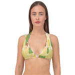 Citrus Fruit Healthy Vitamin Double Strap Halter Bikini Top