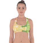 Citrus Fruit Healthy Vitamin Cross Back Hipster Bikini Top 