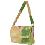 Citrus Fruit Healthy Vitamin Full Print Messenger Bag (L)