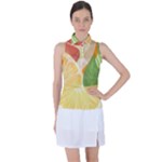 Citrus Fruit Healthy Vitamin Women s Sleeveless Polo T-Shirt