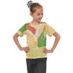 Citrus Fruit Healthy Vitamin Kids  Mesh Piece T-Shirt