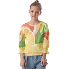 Kids  Cuff Sleeve Top 