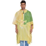 Citrus Fruit Healthy Vitamin Men s Hooded Rain Ponchos