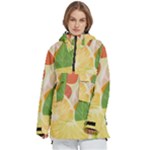 Citrus Fruit Healthy Vitamin Women s Pullover Zip Ski and Snowboard Waterproof Breathable Jacket