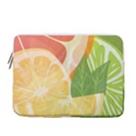 Citrus Fruit Healthy Vitamin 13  Vertical Laptop Sleeve Case With Pocket