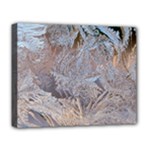 Window Pattern Winter Frost Deluxe Canvas 20  x 16  (Stretched)