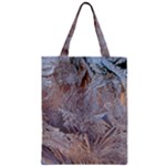 Window Pattern Winter Frost Zipper Classic Tote Bag