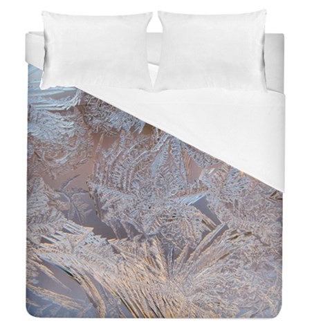 Window Pattern Winter Frost Duvet Cover (Queen Size) from ArtsNow.com