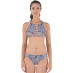 Window Pattern Winter Frost Perfectly Cut Out Bikini Set