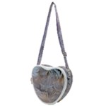 Window Pattern Winter Frost Heart Shoulder Bag