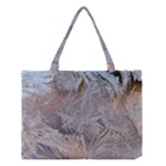 Window Pattern Winter Frost Medium Tote Bag