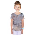 Window Pattern Winter Frost Kids  One Piece T-Shirt