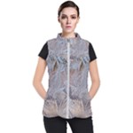 Window Pattern Winter Frost Women s Puffer Vest