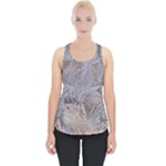 Window Pattern Winter Frost Piece Up Tank Top