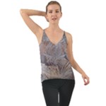 Window Pattern Winter Frost Chiffon Cami