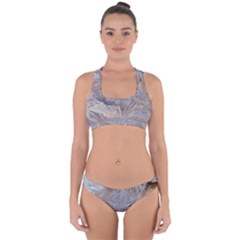 Window Pattern Winter Frost Cross Back Hipster Bikini Set from ArtsNow.com