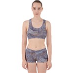 Window Pattern Winter Frost Work It Out Gym Set