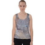 Window Pattern Winter Frost Velvet Tank Top