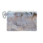 Window Pattern Winter Frost Canvas Cosmetic Bag (Medium)