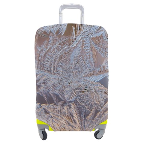 Window Pattern Winter Frost Luggage Cover (Medium) from ArtsNow.com