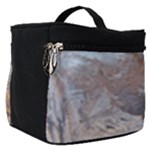 Window Pattern Winter Frost Make Up Travel Bag (Small)