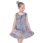 Window Pattern Winter Frost Kids  Summer Dress