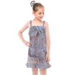 Window Pattern Winter Frost Kids  Overall Dress