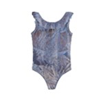 Window Pattern Winter Frost Kids  Frill Swimsuit