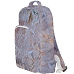 Window Pattern Winter Frost Double Compartment Backpack