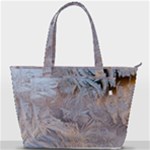 Window Pattern Winter Frost Back Pocket Shoulder Bag 