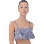 Window Pattern Winter Frost Frill Bikini Top