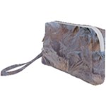 Window Pattern Winter Frost Wristlet Pouch Bag (Small)