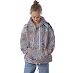 Window Pattern Winter Frost Kids  Oversized Hoodie