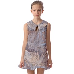 Kids  Pilgrim Collar Ruffle Hem Dress 