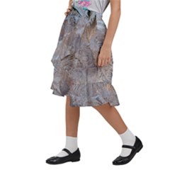 Kids  Ruffle Flared Wrap Midi Skirt 