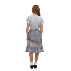 Kids  Ruffle Flared Wrap Midi Skirt 