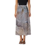 Window Pattern Winter Frost Classic Midi Chiffon Skirt