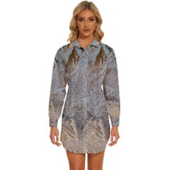 Womens Long Sleeve Shirt Dress 