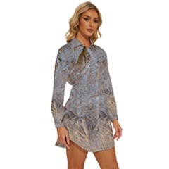 Womens Long Sleeve Shirt Dress 