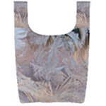 Window Pattern Winter Frost Foldable Shopping Bag