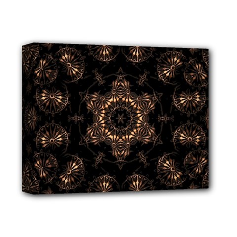 Bronze Age Mandala Deluxe Canvas 14  x 11  (Stretched) from ArtsNow.com