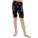 Bronze Age Mandala Kids  Mid Length Swim Shorts